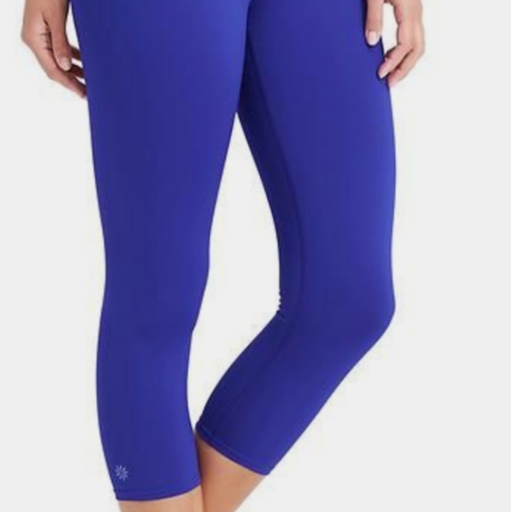ATHLETA WOMENS SONAR YOGA WORKOUT GYM CAPRI